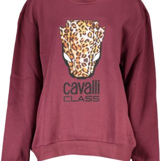 SUDADERA MUJER CAVALLI CLASS SIN CREMALLERA MORADO