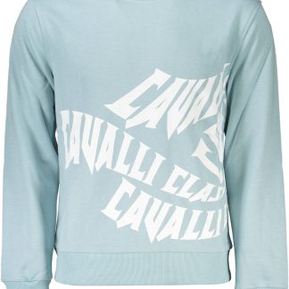 SUDADERA CAVALLI CLASS SIN CREMALLERA HOMBRE AZUL CLARO