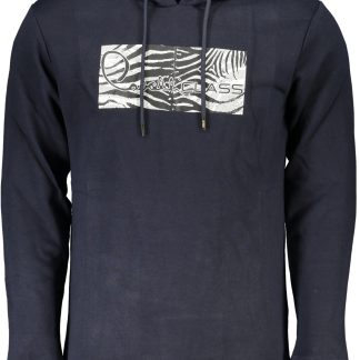 SUDADERA CAVALLI CLASS HOMBRE AZUL SIN CREMALLERA