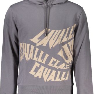 SUDADERA SIN CREMALLERA CAVALLI CLASS HOMBRE GRIS