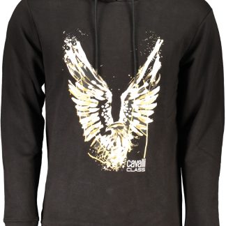 SUDADERA HOMBRE CAVALLI CLASS NEGRA CREMALLERA
