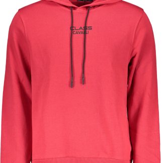 SUDADERA CAVALLI CLASS SIN CREMALLERA HOMBRE ROJA