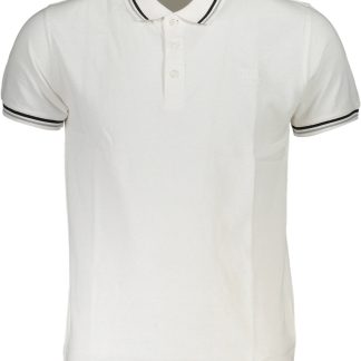POLO CAVALLI CLASS MANGA CORTA HOMBRE BLANCO
