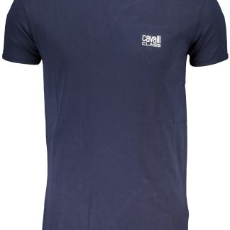 CAMISETA MANGA CORTA HOMBRE CAVALLI CLASS AZUL