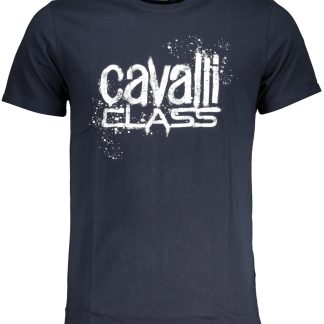 CAMISETA MANGA CORTA HOMBRE CAVALLI CLASS AZUL