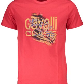 CAMISETA DE MANGA CORTA CAVALLI CLASS HOMBRE ROJA
