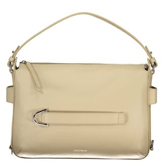 BOLSO COCCINELLE BEIGE PARA MUJER