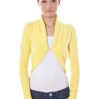 DATCH SHRUG MANGA LARGA MUJER AMARILLO