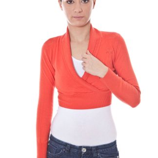 DATCH SHRUG MANGA LARGA MUJER ROJO