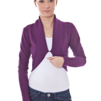 DATCH SHRUG MANGA LARGA MORADO MUJER