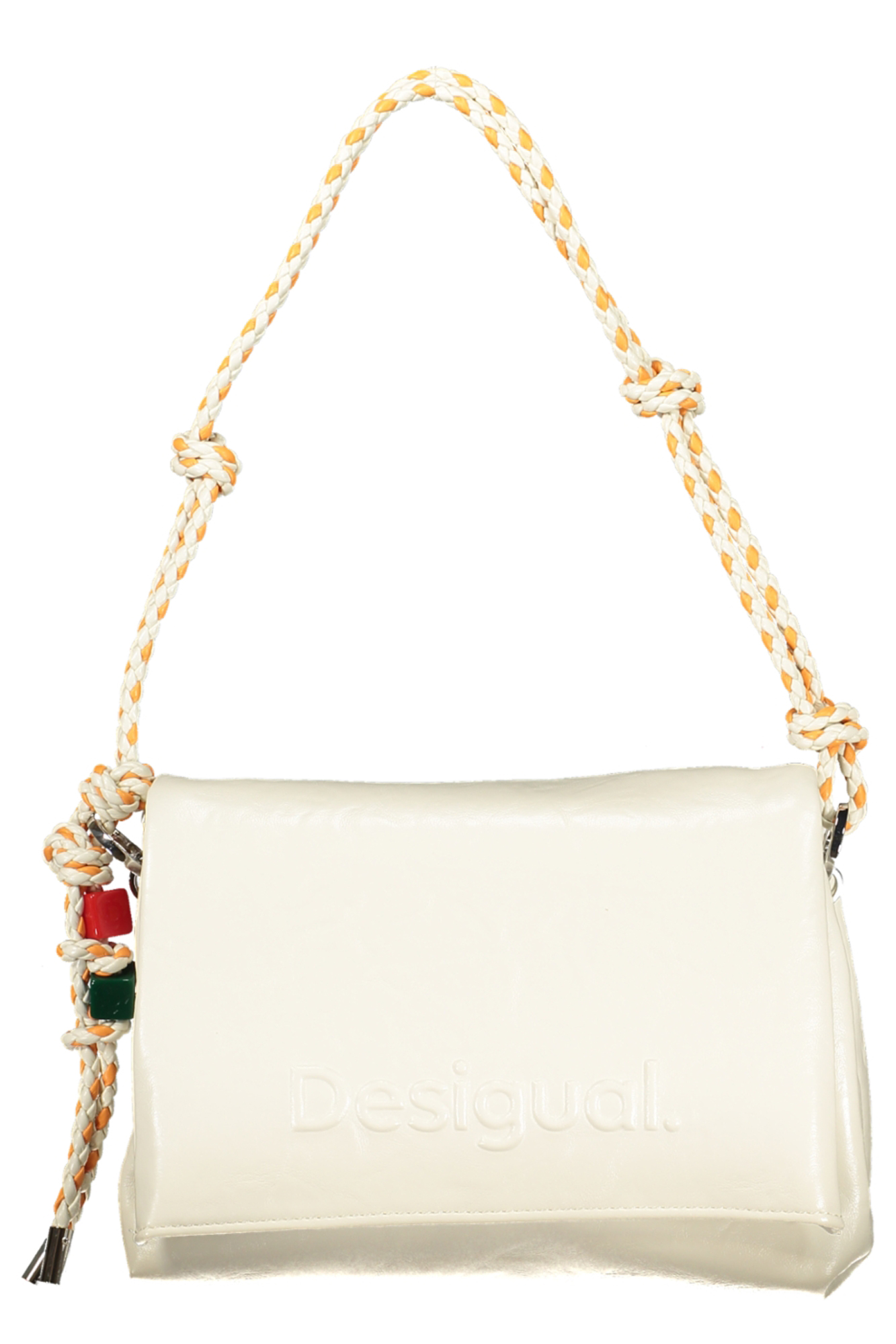 BOLSO BLANCO DESIGUAL PARA MUJER