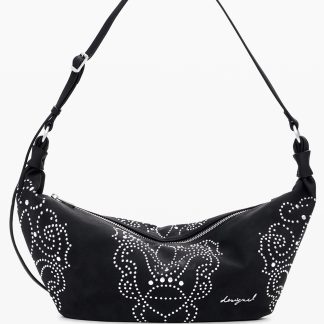 BOLSO NEGRO DE MUJER DESIGUAL