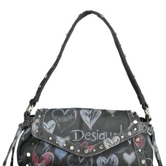 BOLSO NEGRO DE MUJER DESIGUAL