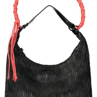 BOLSO NEGRO DE MUJER DESIGUAL