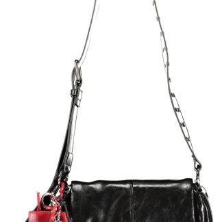 BOLSO NEGRO DE MUJER DESIGUAL