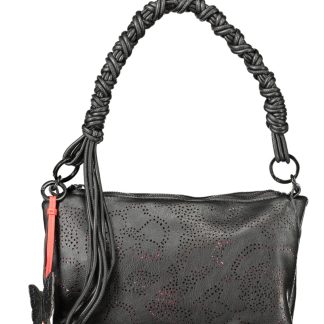 BOLSO NEGRO DE MUJER DESIGUAL