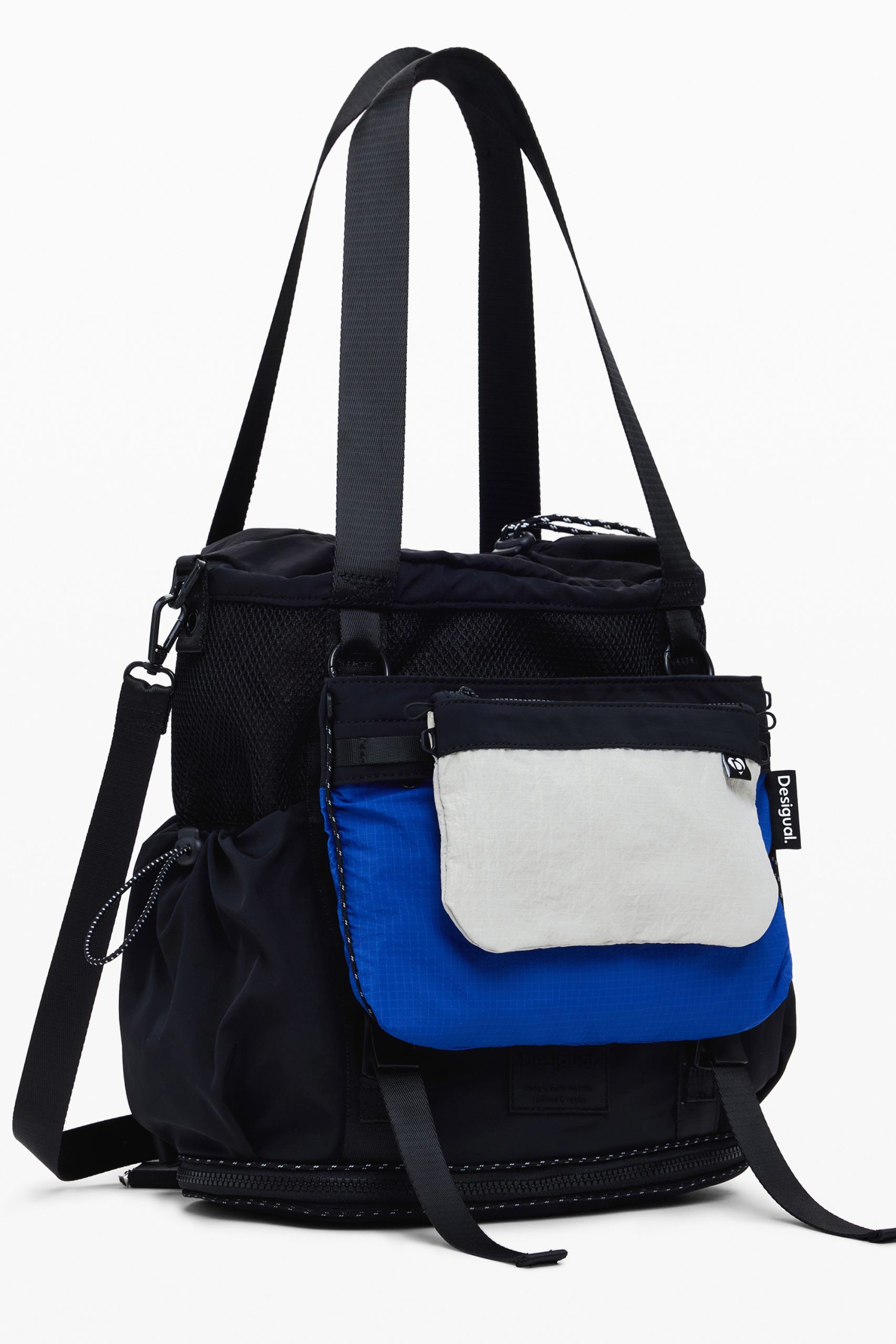 BOLSO NEGRO DE MUJER DESIGUAL - Imagen 2
