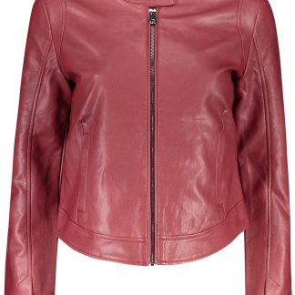 CHAQUETA ROJA DE MUJER DESIGUAL