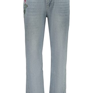 JEANS VAQUEROS DESIGUAL PARA MUJER, AZULES