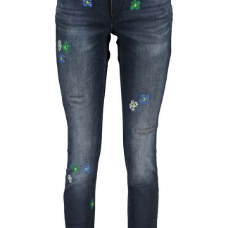 JEANS DENIM MUJER DESIGUAL AZUL
