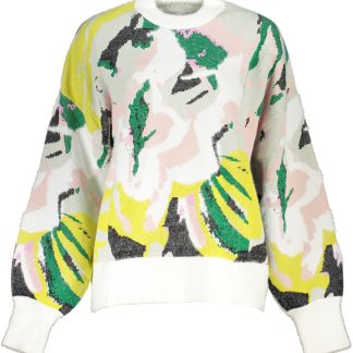 SUÉTER DESIGUAL BLANCO MUJER