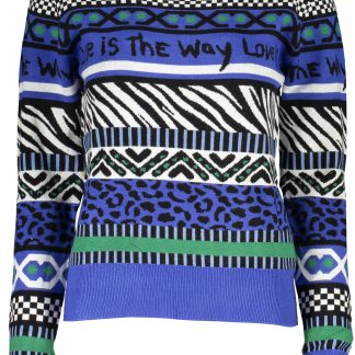 JERSEY MUJER DESIGUAL AZUL
