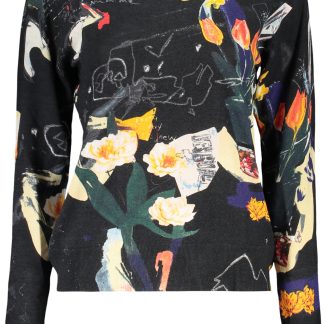 SUÉTER NEGRO DE MUJER DESIGUAL