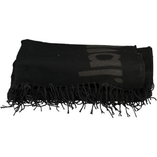 PONCHO MUJER DESIGUAL NEGRO