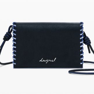 CARTERA NEGRA DE MUJER DESIGUAL