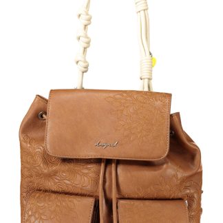 MOCHILA MARRÓN DE MUJER DESIGUAL