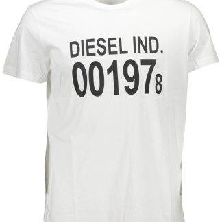 CAMISETA DE MANGA CORTA DIESEL HOMBRE BLANCA