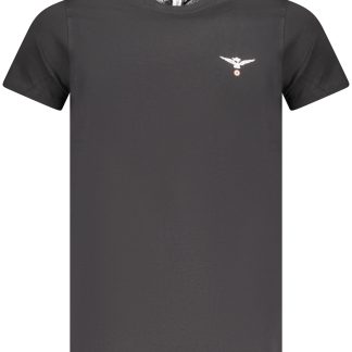 CAMISETA DE MANGA CORTA PARA HOMBRE, NEGRA, ARMY 1659