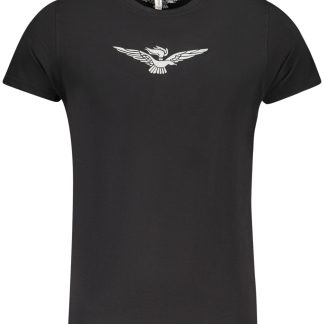 CAMISETA DE MANGA CORTA PARA HOMBRE, NEGRA, ARMY 1659