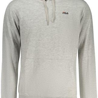 SUDADERA GRIS CON CREMALLERA PARA HOMBRE FILA