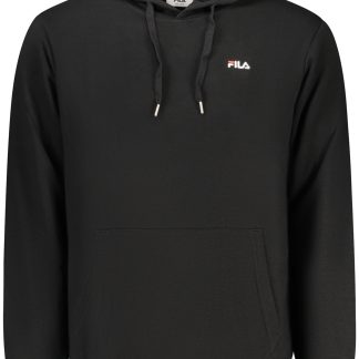 SUDADERA FILA NEGRA CON CREMALLERA PARA HOMBRE