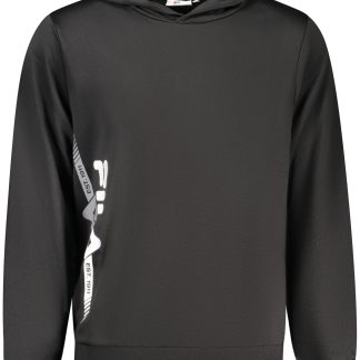 SUDADERA FILA NEGRA CON CREMALLERA PARA HOMBRE