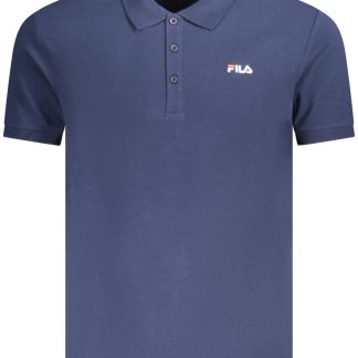 POLO FILA MANGA CORTA HOMBRE AZUL