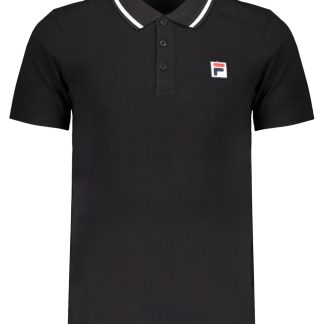 POLO FILA MANGA CORTA HOMBRE NEGRO