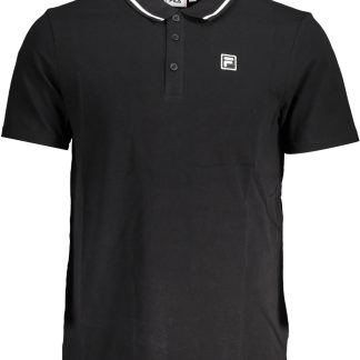 POLO FILA MANGA CORTA HOMBRE NEGRO