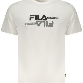 CAMISETA DE MANGA CORTA FILA PARA HOMBRE BLANCA