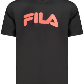 CAMISETA FILA MANGA CORTA HOMBRE NEGRA