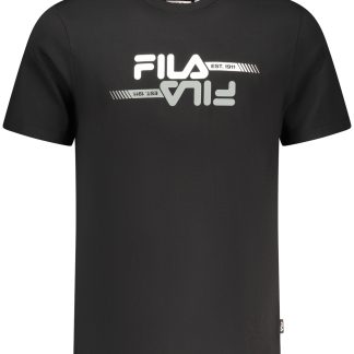 CAMISETA DE MANGA CORTA FILA PARA HOMBRE NEGRA
