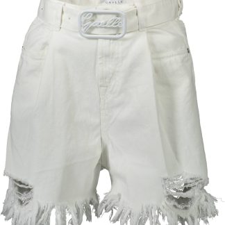 PANTALON CORTO MUJER GAELLE PARIS BLANCO