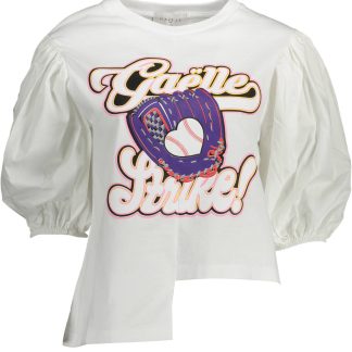 CAMISETA GAELLE PARIS MANGAS 3/4 MUJER BLANCO