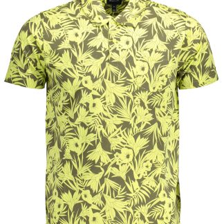 POLO AMARILLO DE MANGA CORTA PARA HOMBRE GANT