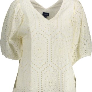 CAMISETA MANGA CORTA MUJER GANT BLANCO