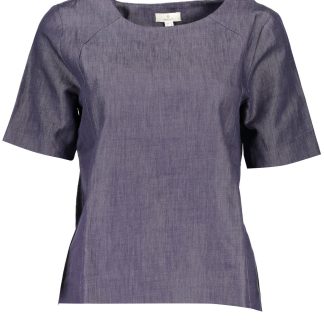 CAMISETA MANGA CORTA MUJER GANT AZUL