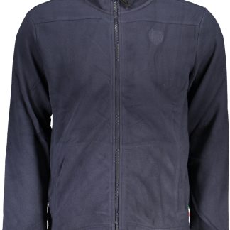 SUDADERA HOMBRE CREMALLERA AZUL GIAN MARCO VENTURI