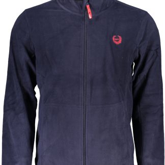 SUDADERA HOMBRE CREMALLERA AZUL GIAN MARCO VENTURI