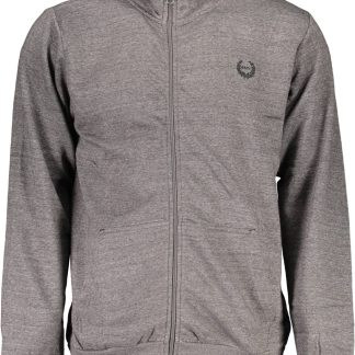 SUDADERA CON CREMALLERA GIAN MARCO VENTURI PARA HOMBRE GRIS